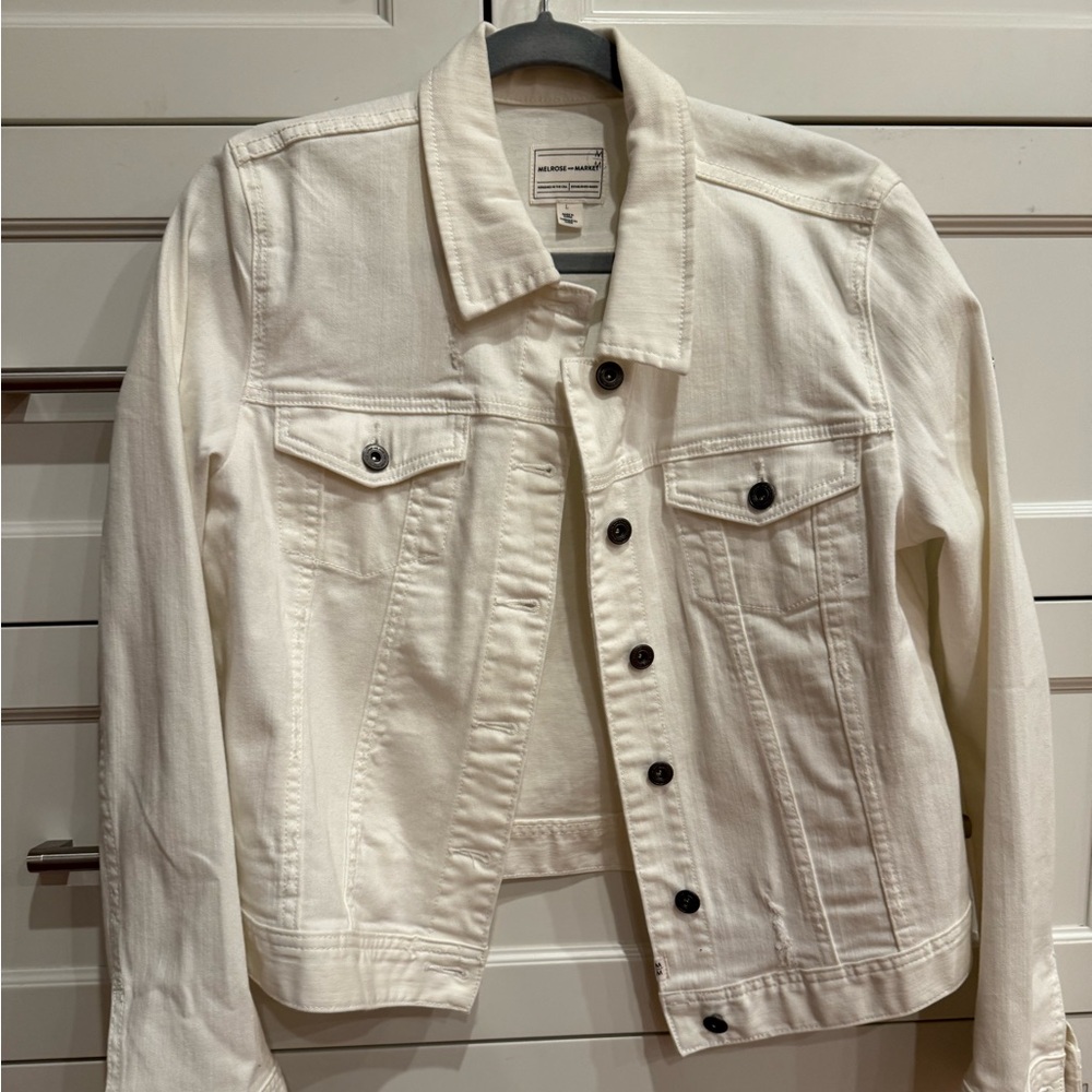 Melrose and Market Off-White Jean Jacket - never worn